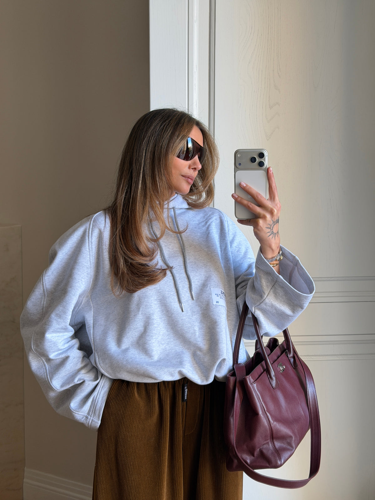 HEAVYWEIGHT HOODIE LIGHT MELANGE