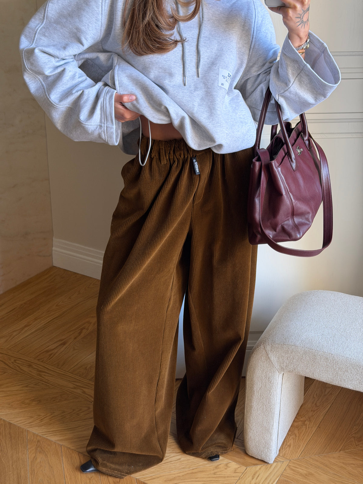 VELVET PANTS GOLDEN MUSTARD