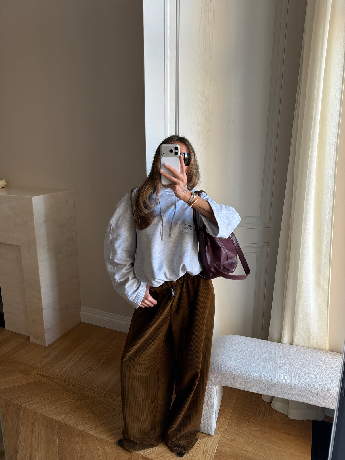 VELVET PANTS GOLDEN MUSTARD