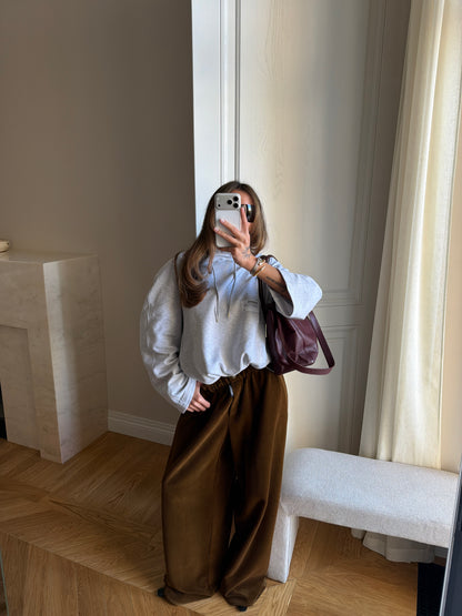 VELVET PANTS GOLDEN MUSTARD