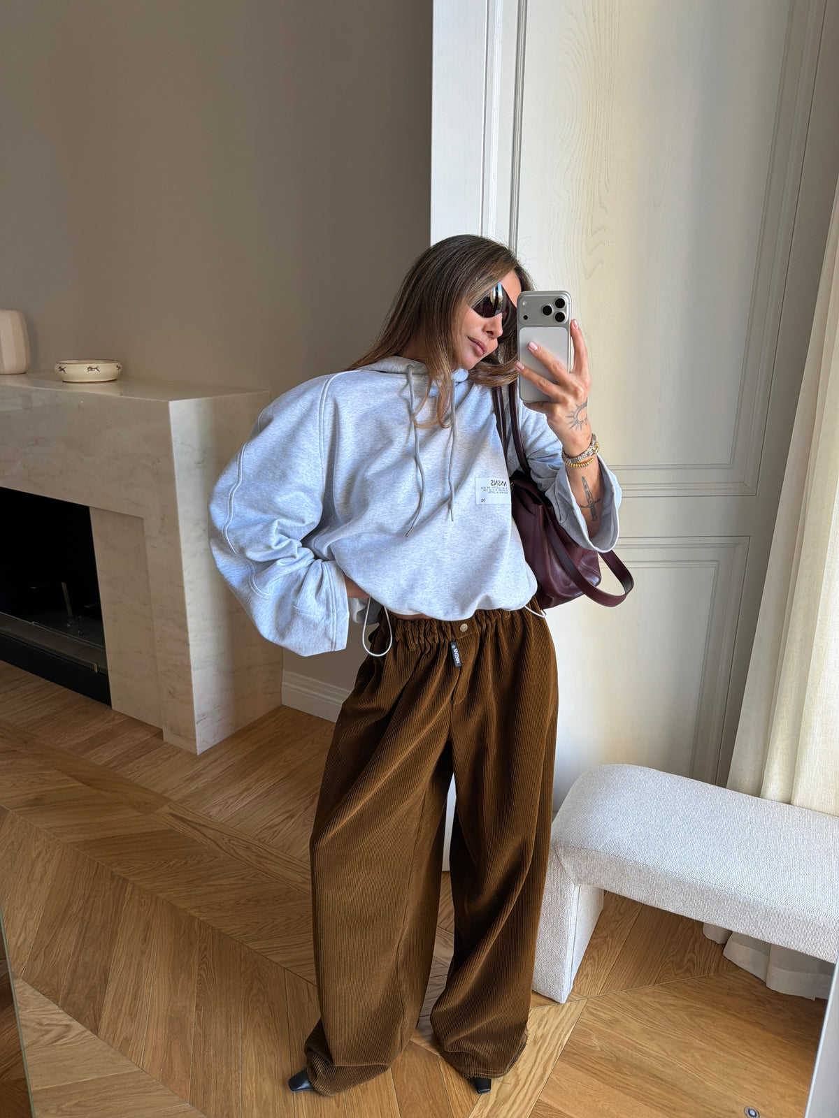 VELVET PANTS GOLDEN MUSTARD