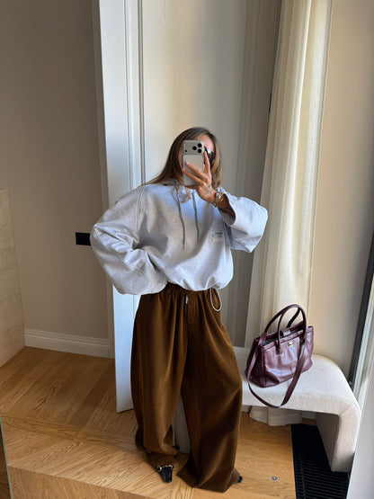 VELVET PANTS GOLDEN MUSTARD