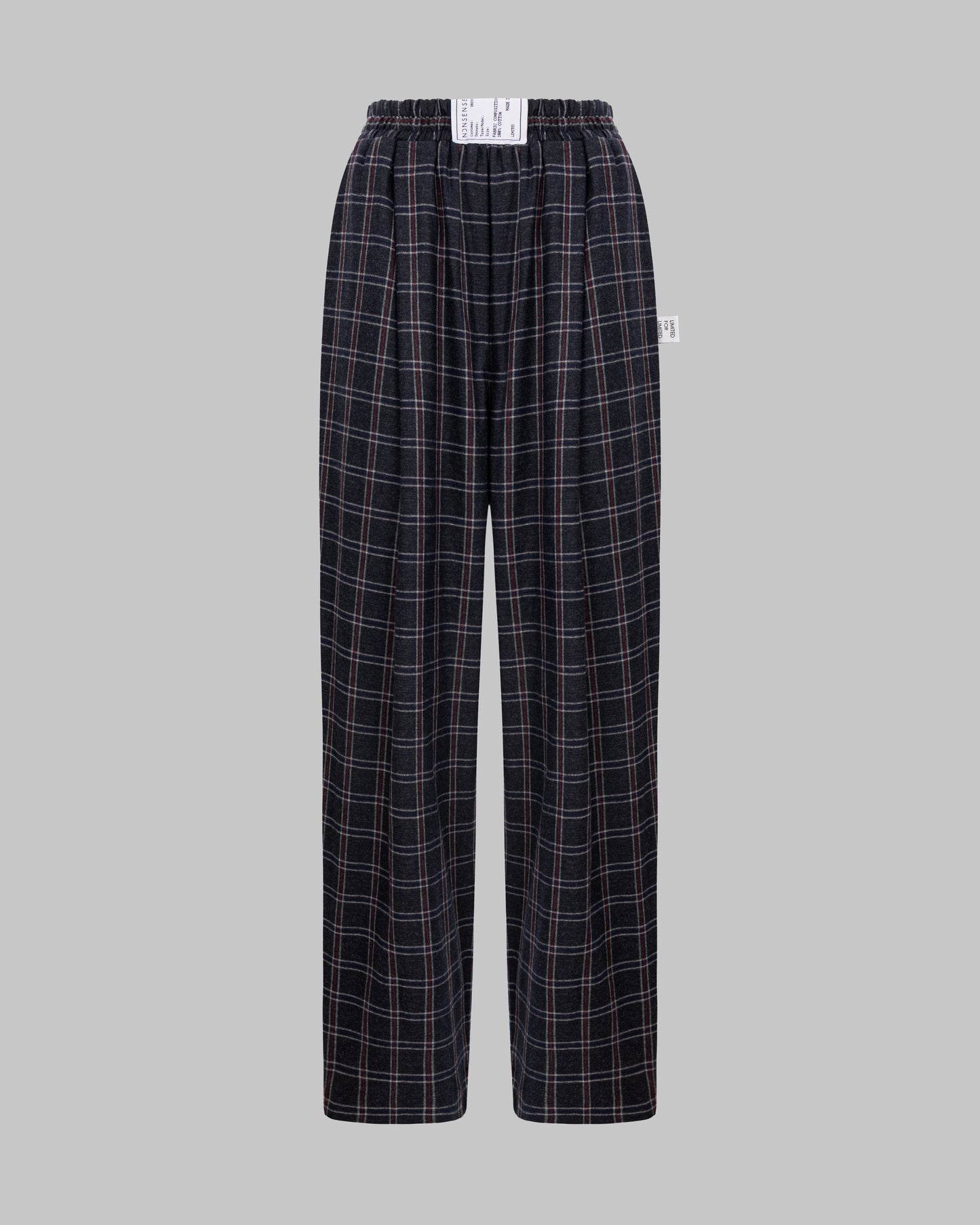 RELAXED PANTS DARK GREY