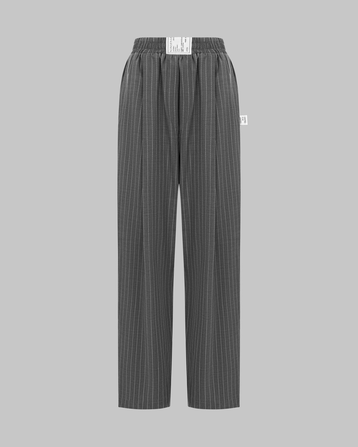 WOOL PANTS GREY