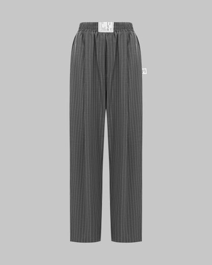 WOOL PANTS GREY