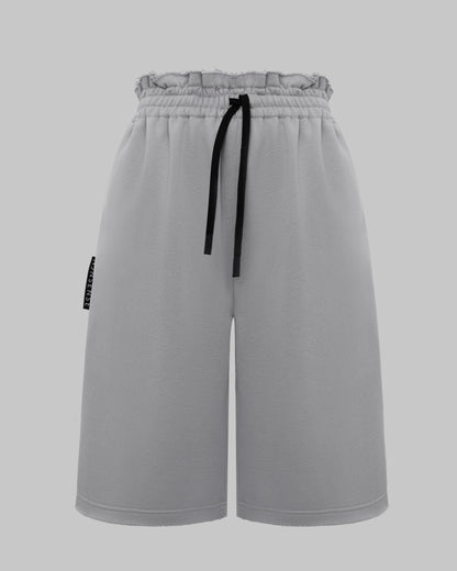 RAGGED BELT BERMUDAS LIGHT GRAY