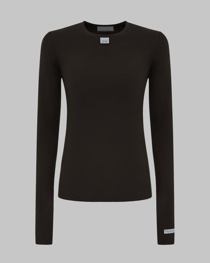 VISCOSE SUIT CHOCOLATE