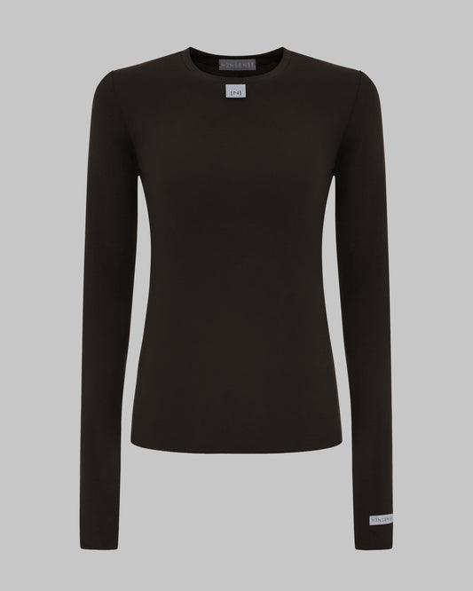 VISCOSE SUIT CHOCOLATE