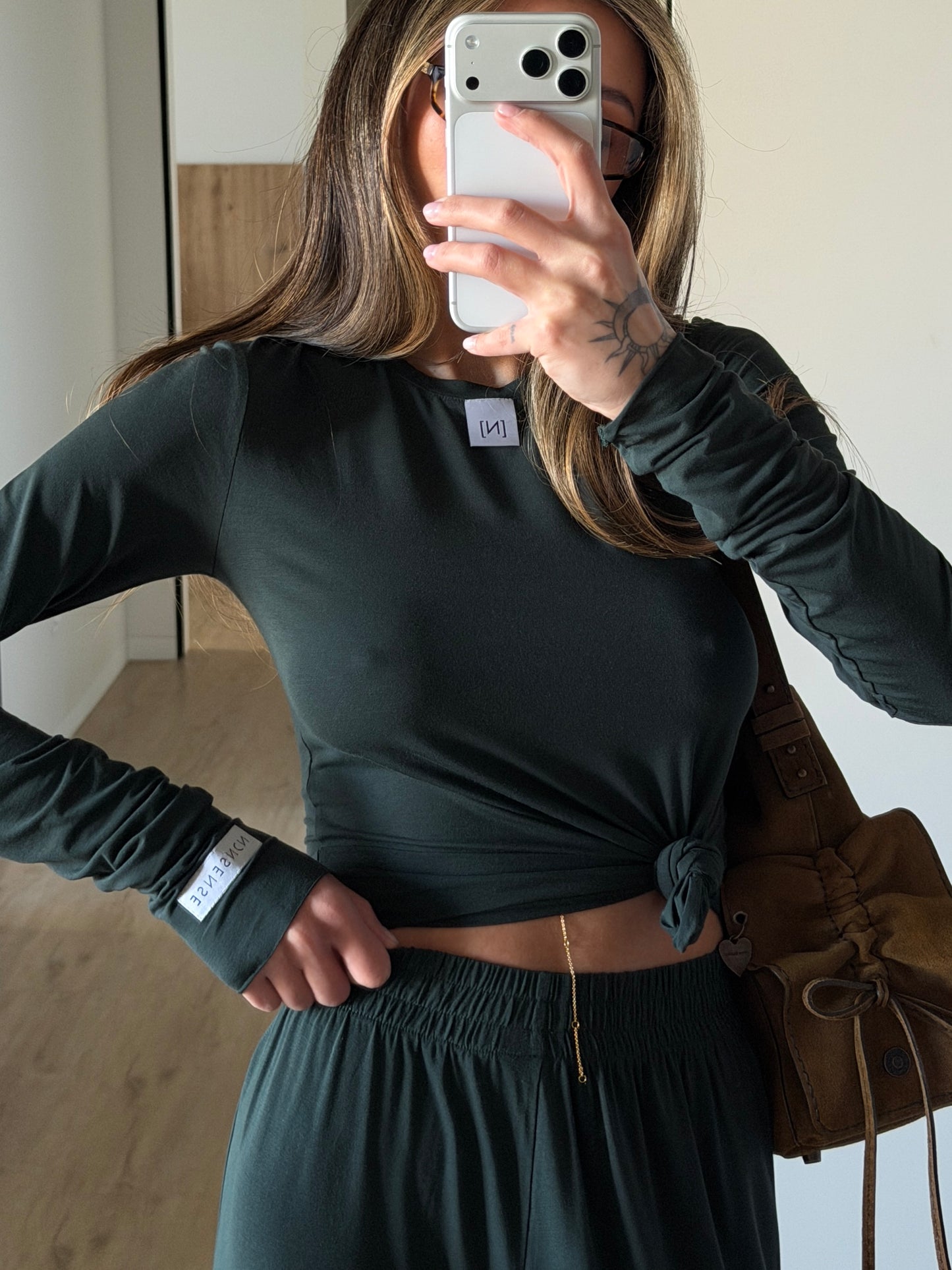 VISCOSE SUIT BLUE/GREEN