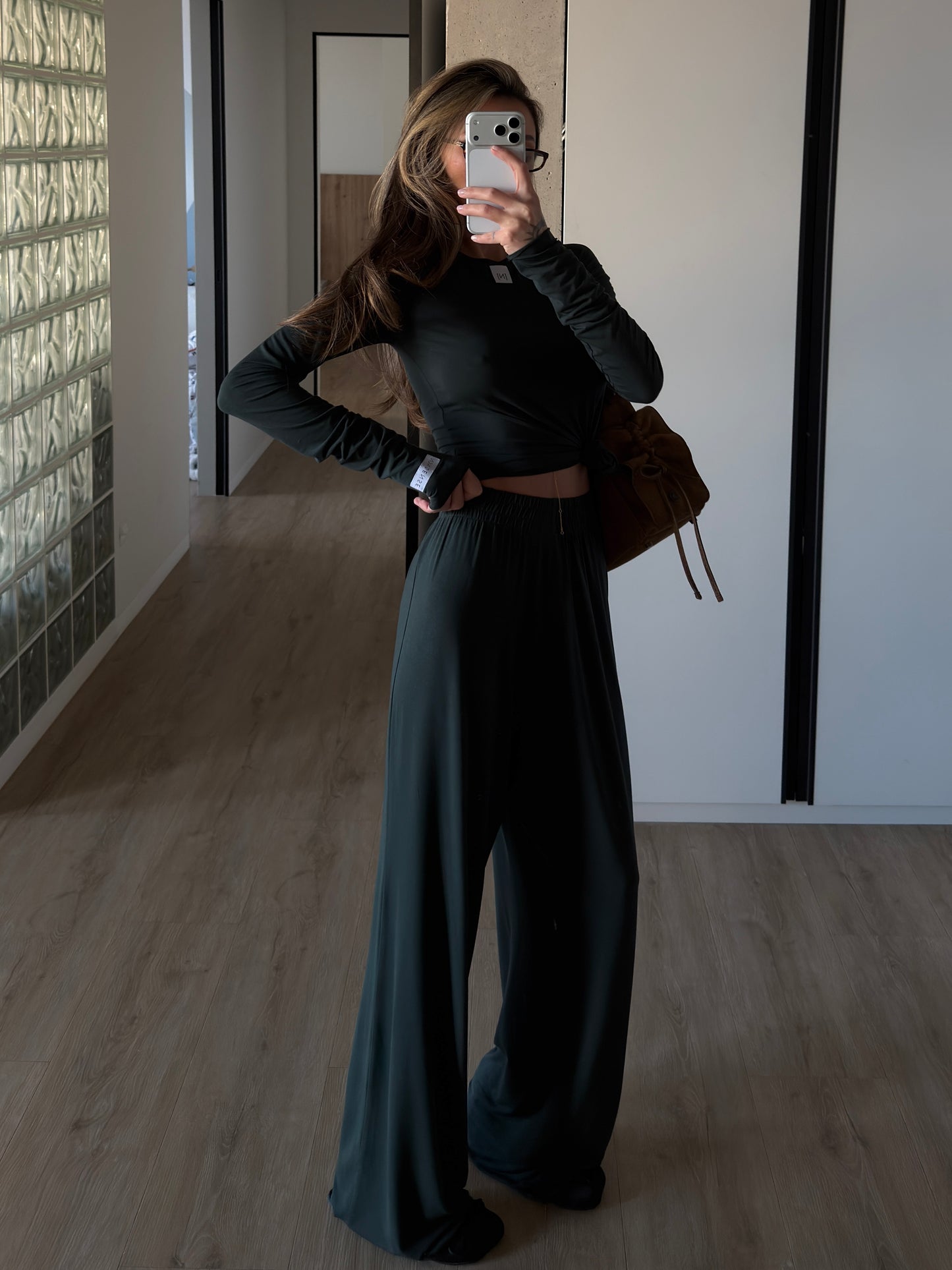 VISCOSE SUIT BLUE/GREEN