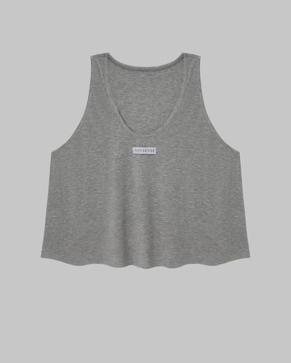 VISCOSE SUIT LIGHT GREY MELANGE