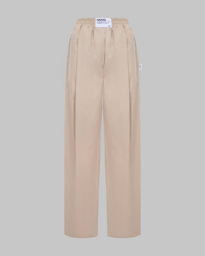 RELAXED PANTS BEIGE