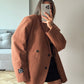 OVERSIZED LINEN TEDDY JACKET