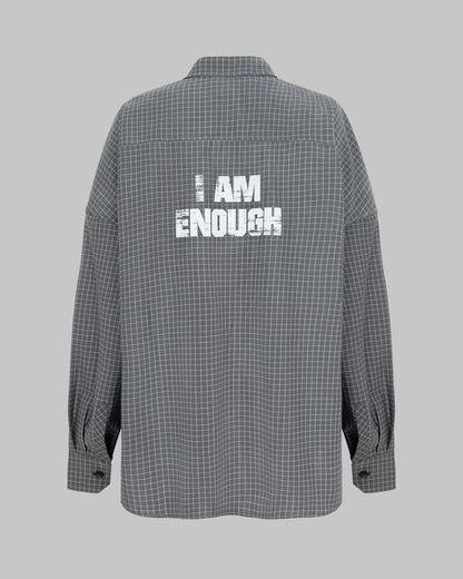 OVERSIZED UNISEX SHIRT I AM ENOUGH