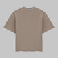 UNISEX T-SHIRT FLOWERS SAND