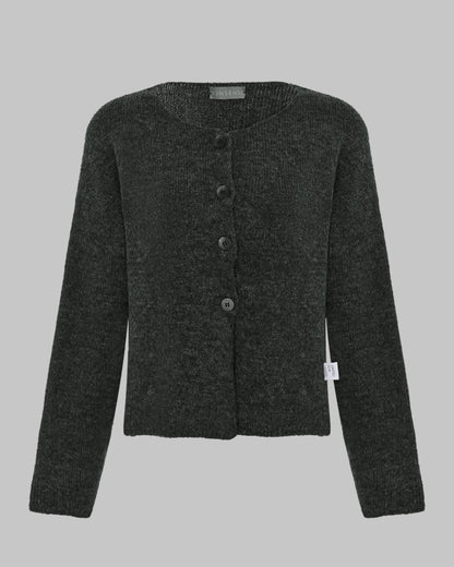 MERINO CARDIGAN NONSENSE ANTHRACITE