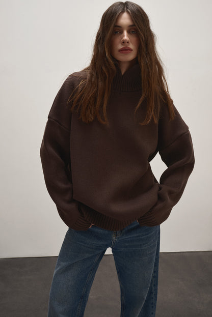 UNISEX SWEATER CHOCOLATE