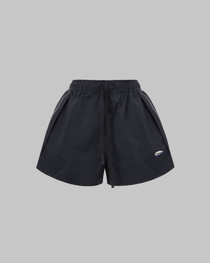 NYLON BLACK SHORTS CHAOS