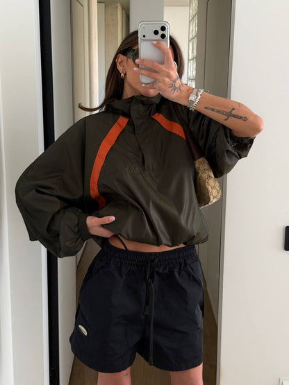 NYLON BLACK SHORTS CHAOS