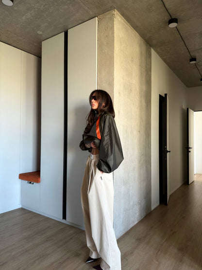 RELAXED PANTS BEIGE