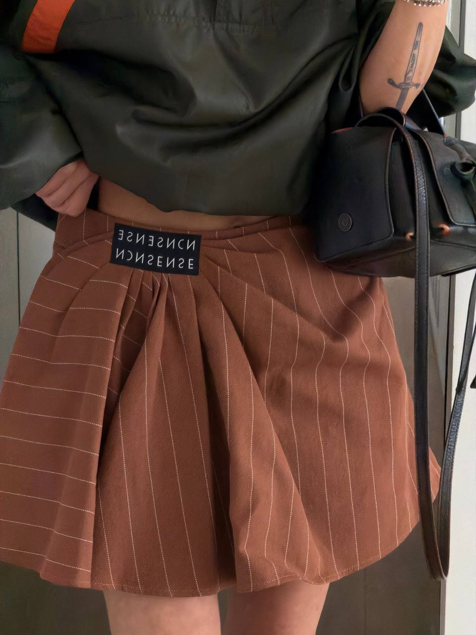 ASYMMETRIC SHORTS NONSENSE TEDDY