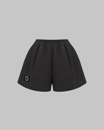 RELAXED SHORTS DARK GREY