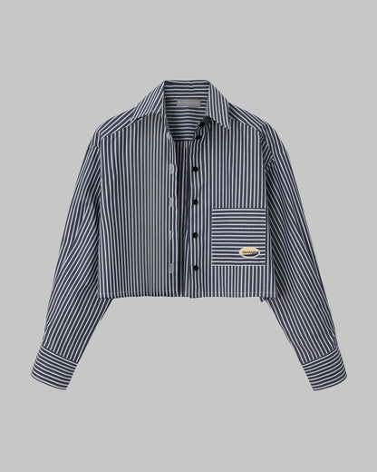 COTTON SHIRT CHAOS BLUE