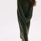 OVERSIZED KNITTED DRESS POLO OLIVE