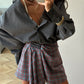 ASYMMETRIC SHORTS NONSENSE DARK BLUE