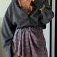 ASYMMETRIC SHORTS NONSENSE DARK BLUE