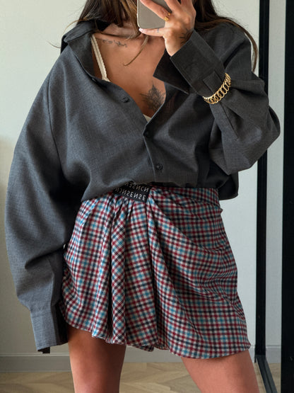 ASYMMETRIC SHORTS NONSENSE DARK BLUE