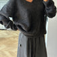 RELAXED SWEATER NONSENSE ANTHRACITE