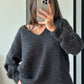 RELAXED SWEATER NONSENSE ANTHRACITE