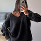 RELAXED SWEATER NONSENSE ANTHRACITE