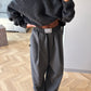 RELAXED SWEATER NONSENSE ANTHRACITE