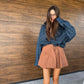ASYMMETRIC SHORTS NONSENSE TEDDY