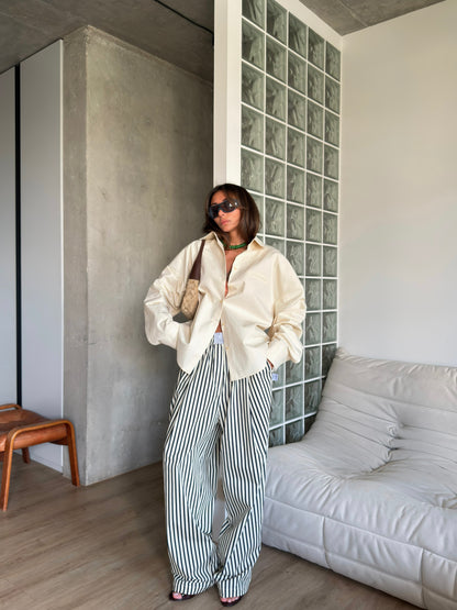 OVERSIZED COTTON SHIRT BUTTER