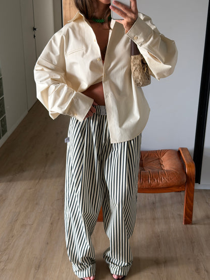 OVERSIZED COTTON SHIRT BUTTER