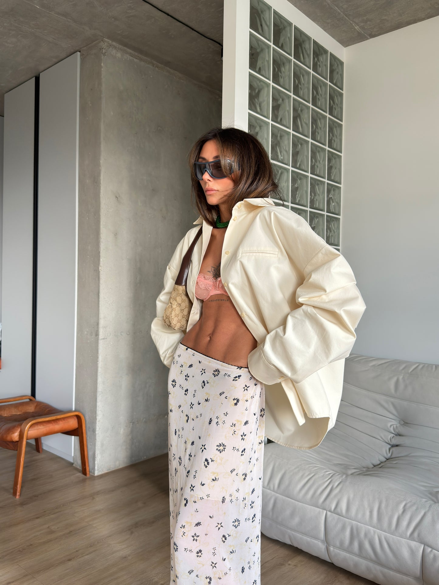 OVERSIZED COTTON SHIRT BUTTER