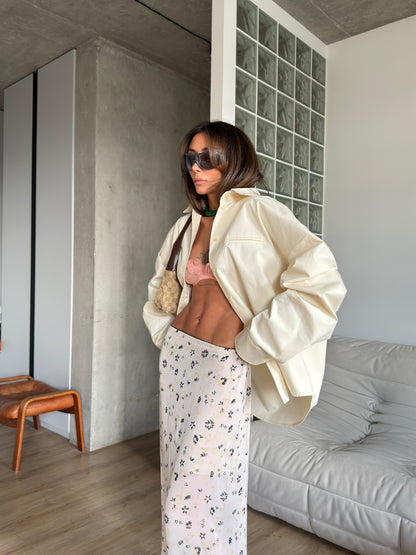 OVERSIZED COTTON SHIRT BUTTER