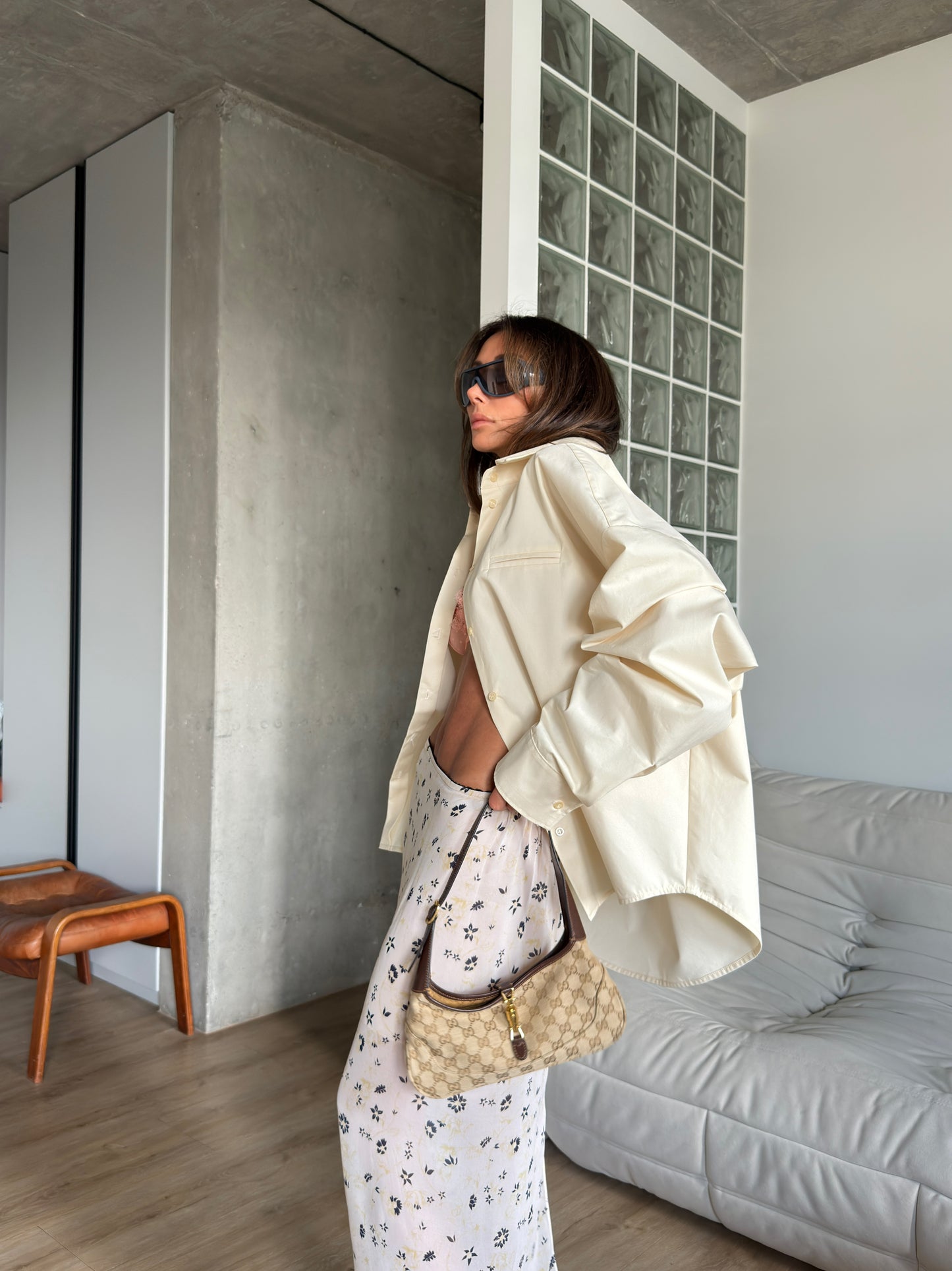 OVERSIZED COTTON SHIRT BUTTER