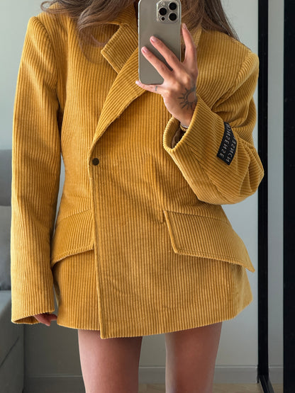 MUSTARD VELVET JACKET