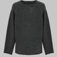 WOOL RAGGED SWEATER GREY