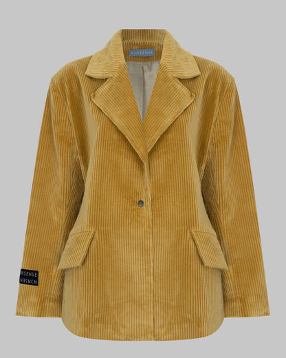 MUSTARD VELVET JACKET