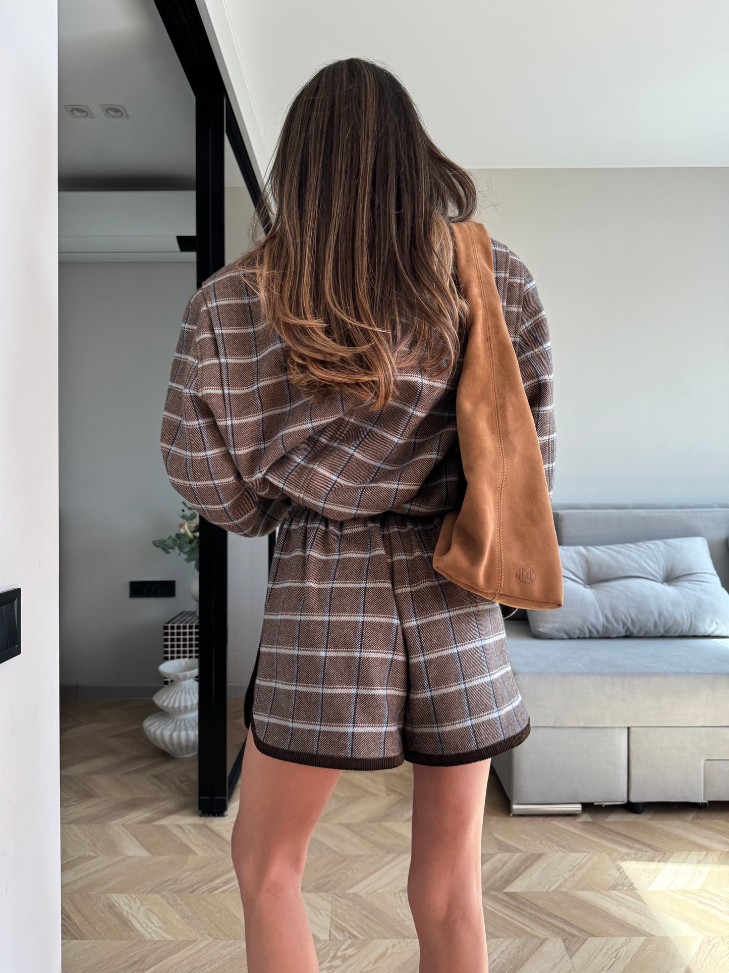 WOOL BROWN SHORTS NONSENSE