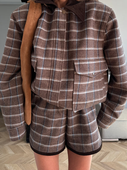 WOOL BRОWN BOMBER NONSENSE