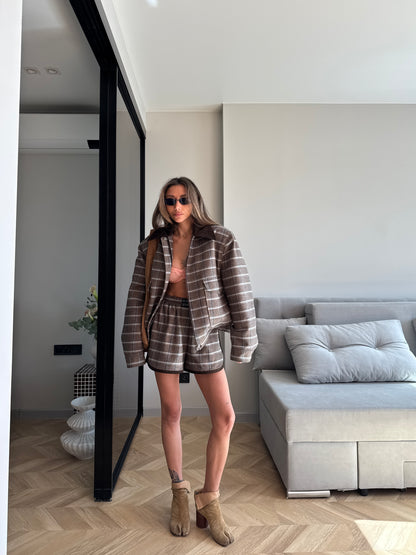 WOOL BRОWN BOMBER NONSENSE