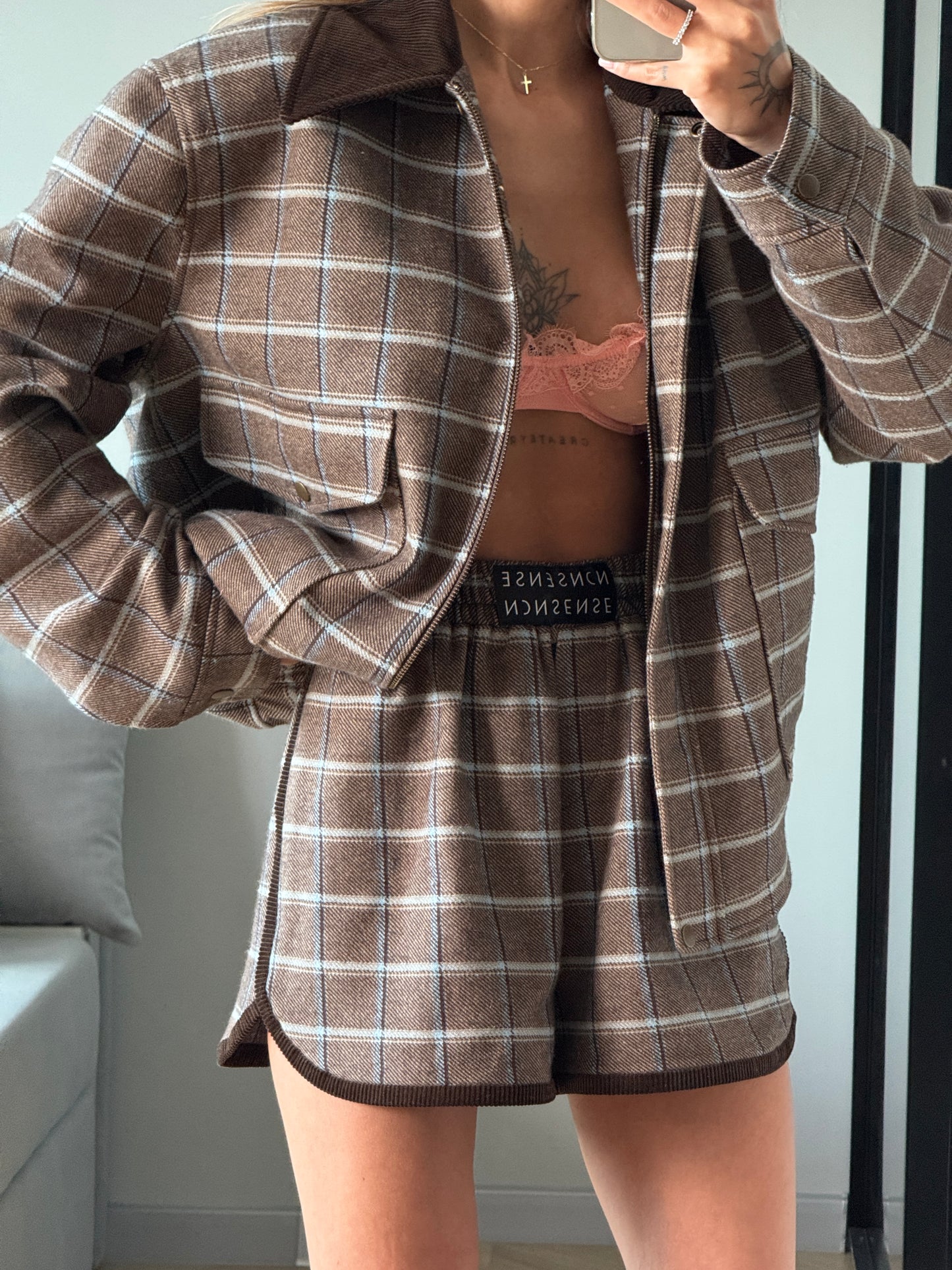 WOOL BRОWN BOMBER NONSENSE