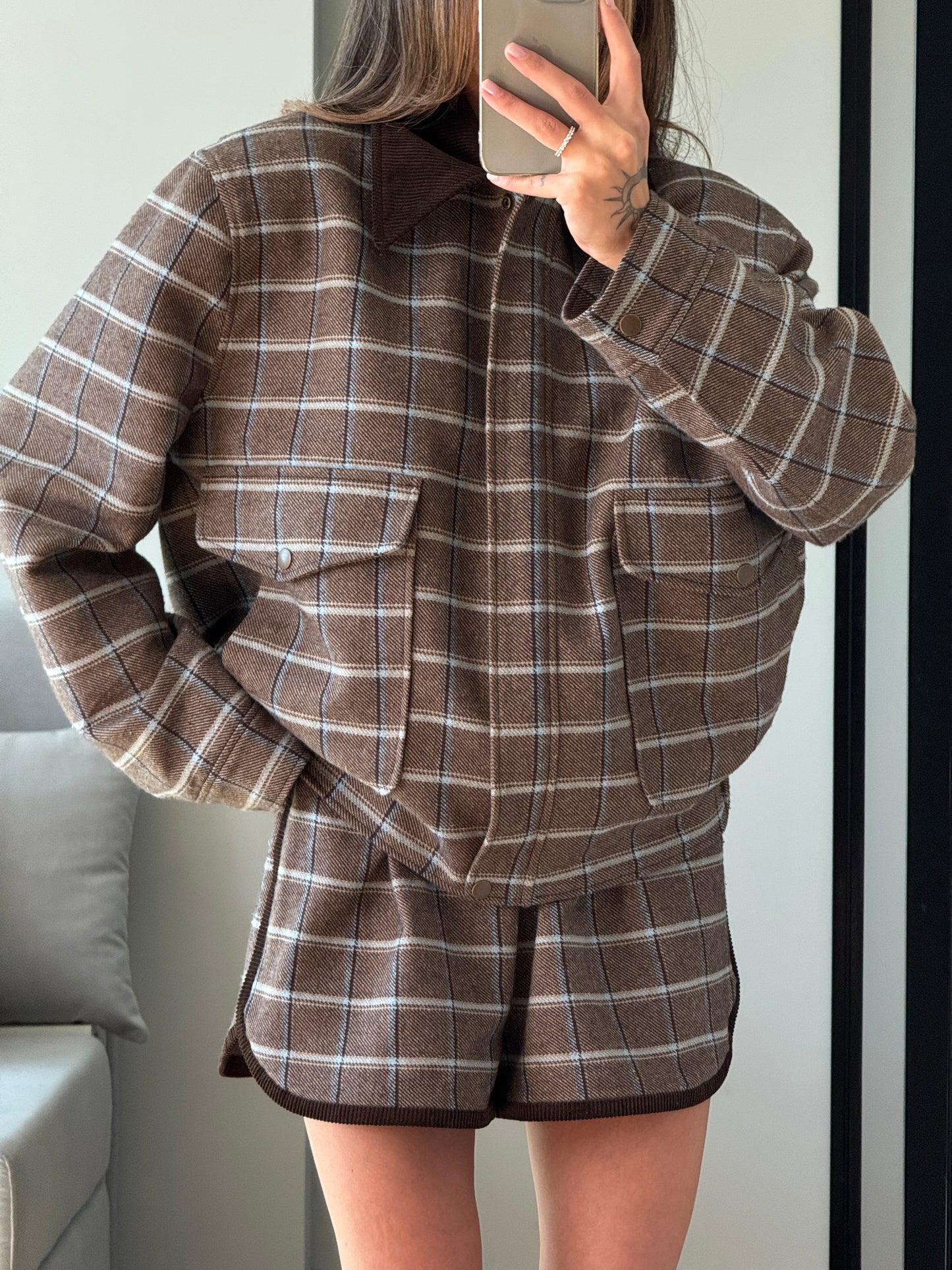 WOOL BRОWN BOMBER NONSENSE