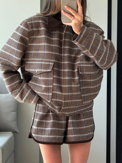 WOOL BRОWN BOMBER NONSENSE